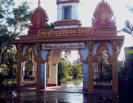 Chùa Khmer lớn nhất tỉnh Cà Mau bị trộm lấy tiền công đức
